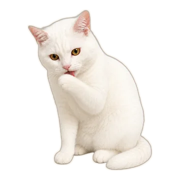 猫哥洗脸